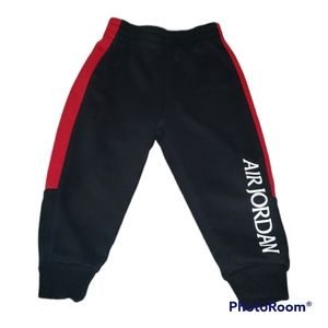 Kids Red Jordan Sweatpants 
